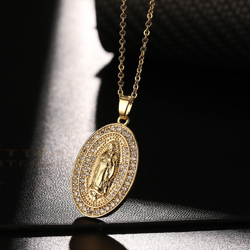 [best gift] Pendant of the Virgin Mary's patronage