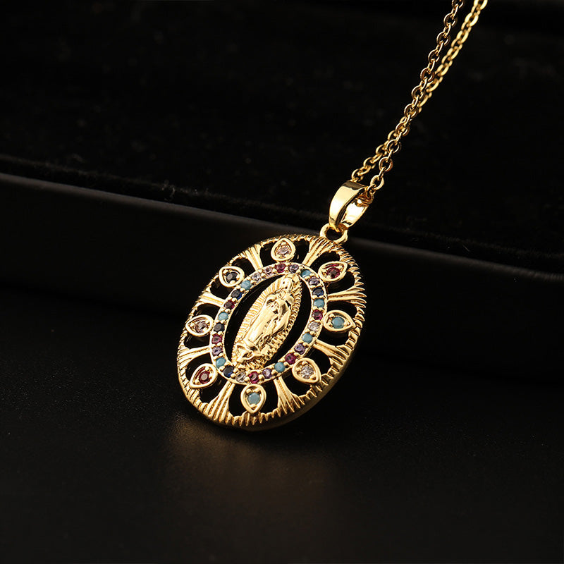 [best gift] Pendant of the Virgin Mary's patronage