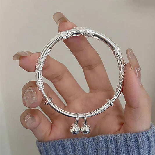 💞Nice gift*Vintage Silver Plated Bracelet