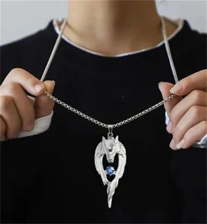 Wolf Soul Necklace -- (luminous)