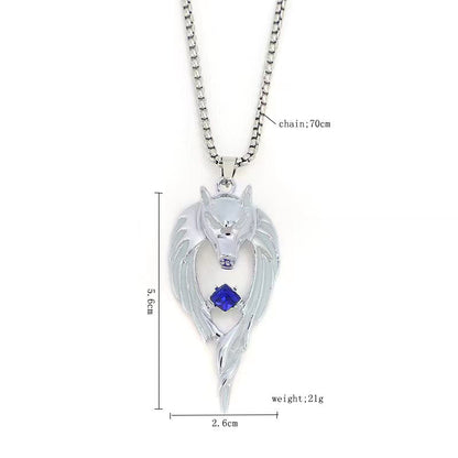 Wolf Soul Necklace -- (luminous)