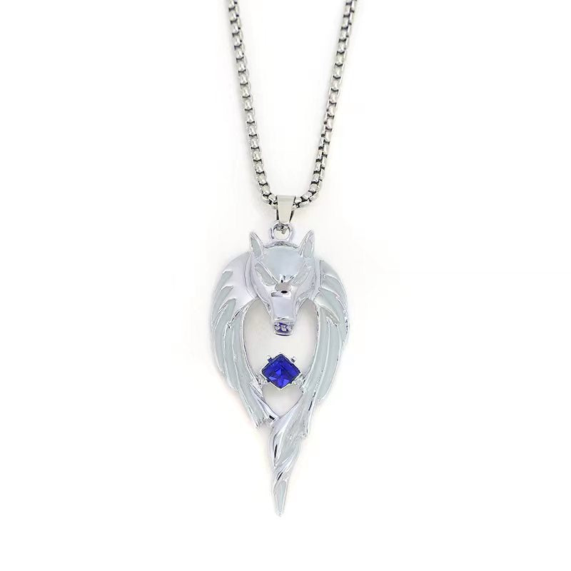 Wolf Soul Necklace -- (luminous)