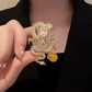 Luxurious Golden Zodiac Dragon Corsage