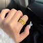 Women’s Golden Coiled Dragon Ring