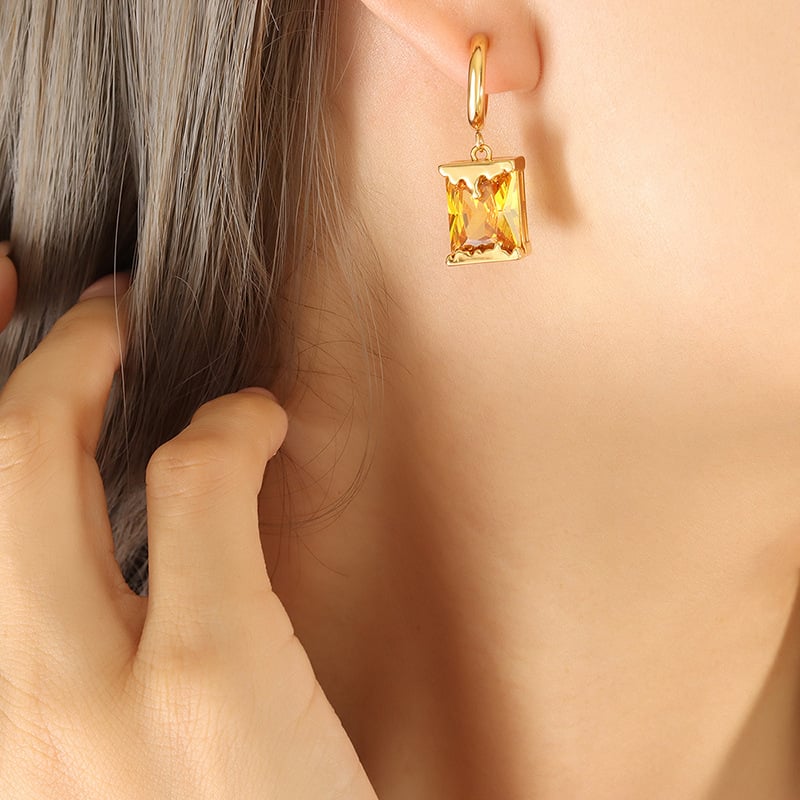 Personalized Lava Necklace & Earrings (Sizzling love)