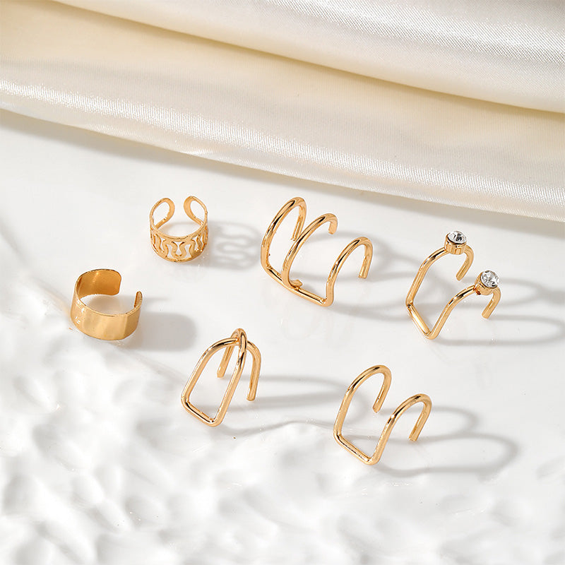 Non-Pierced Ear Cuff Earrings Set