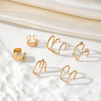 Non-Pierced Ear Cuff Earrings Set