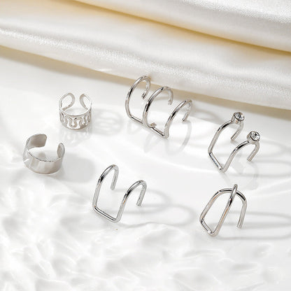 Non-Pierced Ear Cuff Earrings Set