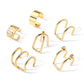 Non-Pierced Ear Cuff Earrings Set