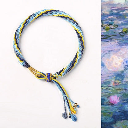 Artistic Whale Tail Hand Knit Bracelet
