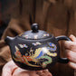 Dragon and Phoenix Purple Sand Pot